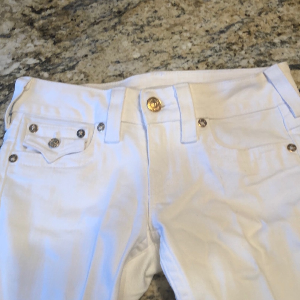 True Religion white Becky jeans! Size 27! Brand new no tags never worn! - Picture 2 of 8